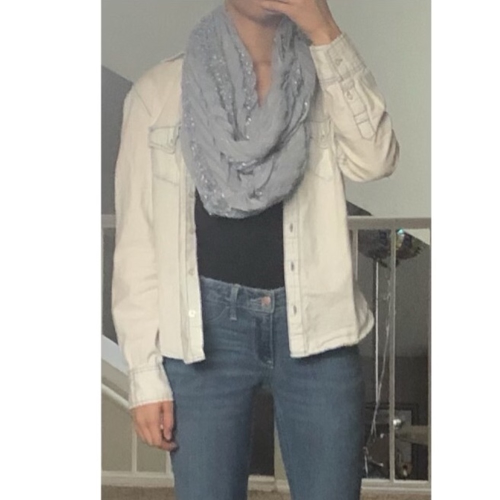 Blue Infinity Scarf